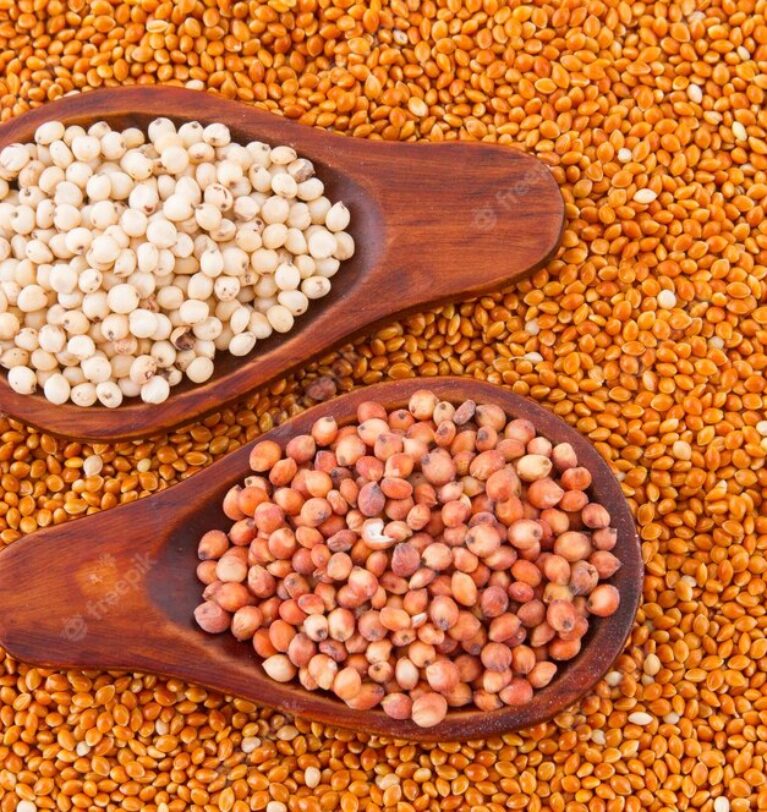 White and red sorghum in bulk for export from Ukraine